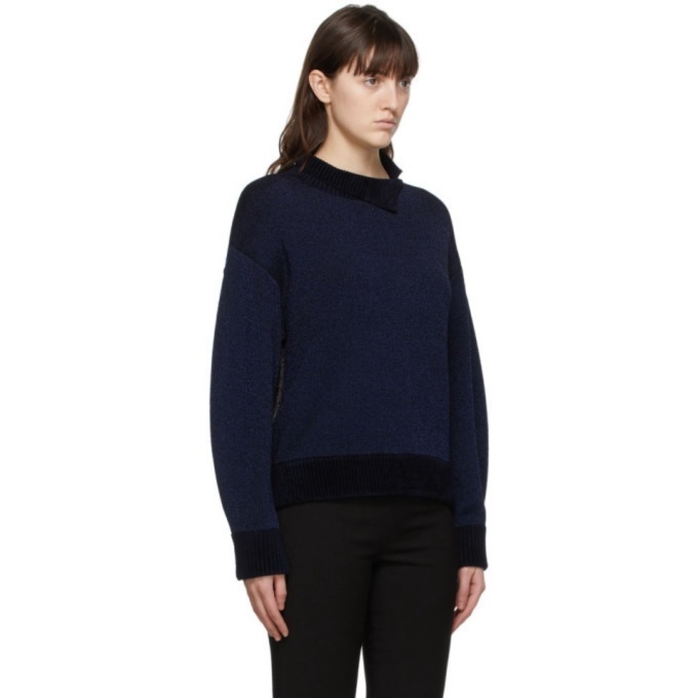 3.1 Phillip Lim Lurex Color Blocked Sweater Size XS - Picture 4 of 16